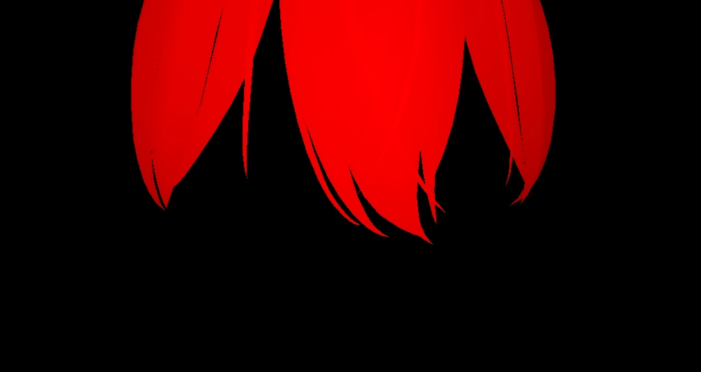前髪をオフセットしたデプス
